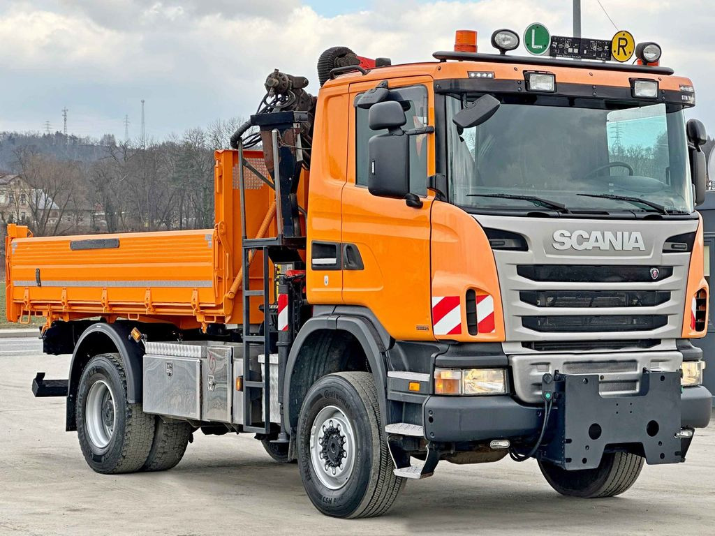 Scania G360 Kipper 4,10m *PK 11002 B + FUNK *4x4 Scania G360 Kipper 4,10m *PK 11002 B + FUNK *4x4 - 起重车, 翻斗车:图4 Scania G360 Kipper 4,10m *PK 11002 B + FUNK *4x4 Scania G360 Kipper 4,10m *PK 11002 B + FUNK *4x4 - 起重车, 翻斗车:图4