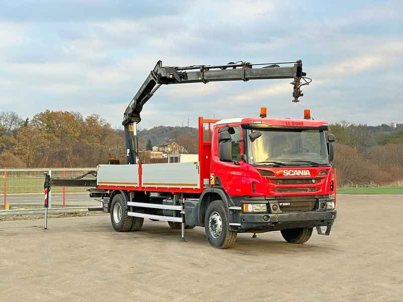 Scania P 280 * HIAB 122 E - 2 HIDUO + FUNK* TOPZUSTAND Scania P 280 * HIAB 122 E - 2 HIDUO + FUNK* TOPZUSTAND - 起重车, 栏板式/ 平板卡车:图2 Scania P 280 * HIAB 122 E - 2 HIDUO + FUNK* TOPZUSTAND Scania P 280 * HIAB 122 E - 2 HIDUO + FUNK* TOPZUSTAND - 起重车, 栏板式/ 平板卡车:图2