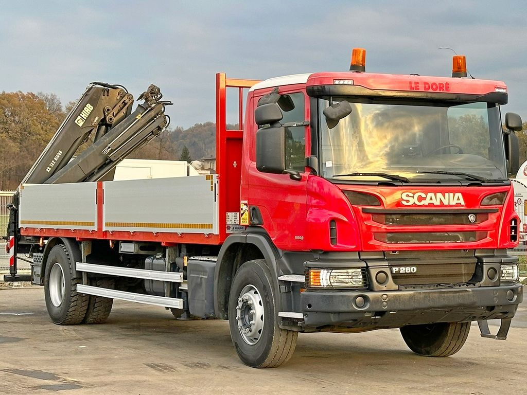 Scania P 280 * HIAB 122 E - 2 HIDUO + FUNK* TOPZUSTAND Scania P 280 * HIAB 122 E - 2 HIDUO + FUNK* TOPZUSTAND - 起重车, 栏板式/ 平板卡车:图4 Scania P 280 * HIAB 122 E - 2 HIDUO + FUNK* TOPZUSTAND Scania P 280 * HIAB 122 E - 2 HIDUO + FUNK* TOPZUSTAND - 起重车, 栏板式/ 平板卡车:图4
