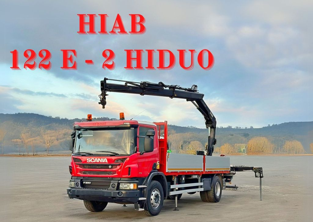 Scania P 280 * HIAB 122 E - 2 HIDUO + FUNK* TOPZUSTAND Scania P 280 * HIAB 122 E - 2 HIDUO + FUNK* TOPZUSTAND - 起重车, 栏板式/ 平板卡车:图1 Scania P 280 * HIAB 122 E - 2 HIDUO + FUNK* TOPZUSTAND Scania P 280 * HIAB 122 E - 2 HIDUO + FUNK* TOPZUSTAND - 起重车, 栏板式/ 平板卡车:图1