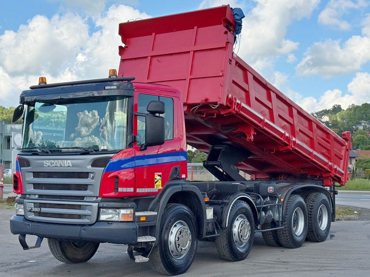 Scania P 380 Kipper 6,10m + BORDMATIC* 8x4 Scania P 380 Kipper 6,10m + BORDMATIC* 8x4 - 翻斗车:图4 Scania P 380 Kipper 6,10m + BORDMATIC* 8x4 Scania P 380 Kipper 6,10m + BORDMATIC* 8x4 - 翻斗车:图4
