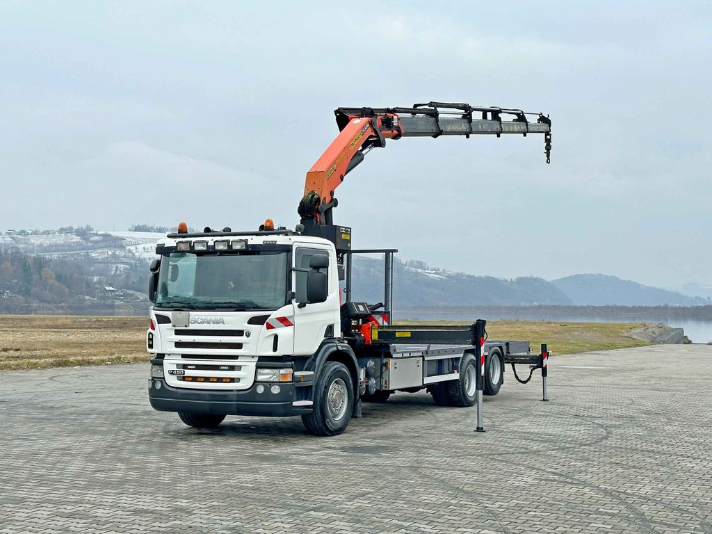 Scania P 420* PLATFORM 6,80m * PK 29002+FUNK * TOP Scania P 420* PLATFORM 6,80m * PK 29002+FUNK * TOP - 拖吊车:图2 Scania P 420* PLATFORM 6,80m * PK 29002+FUNK * TOP Scania P 420* PLATFORM 6,80m * PK 29002+FUNK * TOP - 拖吊车:图2