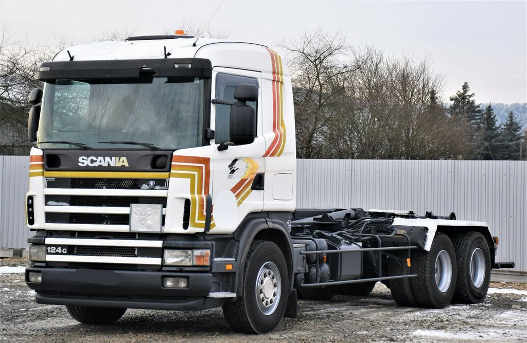 Scania R124 470 Abrollkipper *6x2* Top Zustand ! Scania R124 470 Abrollkipper * 6x2 * Motor Problem - 吊钩升降车:图4 Scania R124 470 Abrollkipper *6x2* Top Zustand ! Scania R124 470 Abrollkipper * 6x2 * Motor Problem - 吊钩升降车:图4