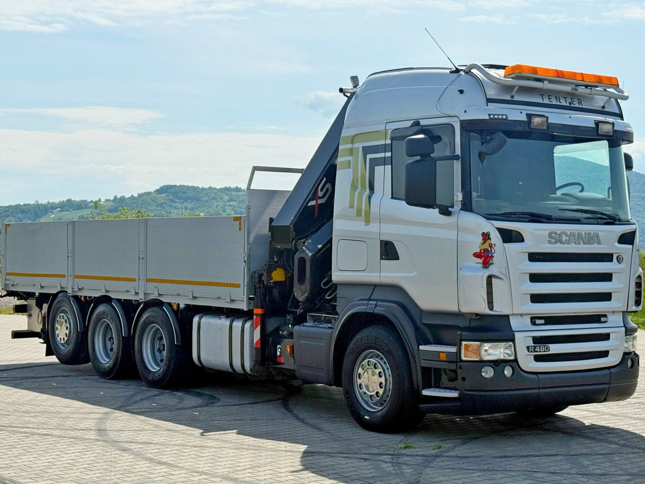 Scania R480 PRITSCHE 6,85m *HIAB 377 E-8 HIPRO/FUNK*8x4 - 起重车:图4 Scania R480 PRITSCHE 6,85m *HIAB 377 E-8 HIPRO/FUNK*8x4 - 起重车:图4