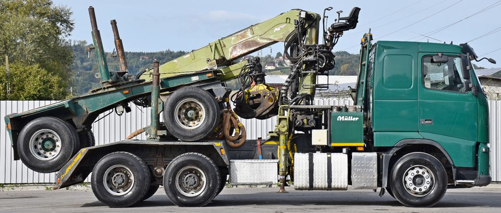 Volvo FH 500 * LOGLIFT F251 S80A + Anhänger /6x4 Volvo FH 500 * LOGLIFT F251 S80A + Anhänger /6x4 - 木材运输车, 起重车:图4 Volvo FH 500 * LOGLIFT F251 S80A + Anhänger /6x4 Volvo FH 500 * LOGLIFT F251 S80A + Anhänger /6x4 - 木材运输车, 起重车:图4