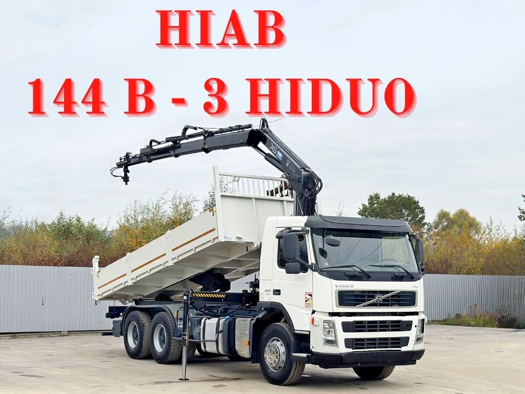 Volvo FM 400 Kipper 6,20m * HIAB 144 B-3 HIDUO* 6x4 - 起重车:图1 Volvo FM 400 Kipper 6,20m * HIAB 144 B-3 HIDUO* 6x4 - 起重车:图1