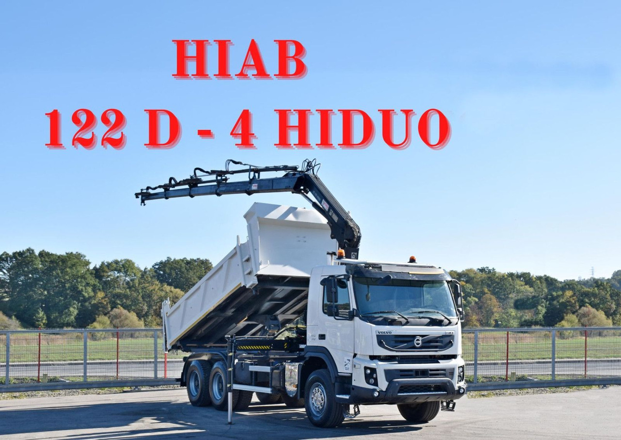 Volvo FMX 410 Kipper 5,20m*HIAB 122 D-4 HIDUO/FUNK*6x4 - 翻斗车:图1 Volvo FMX 410 Kipper 5,20m*HIAB 122 D-4 HIDUO/FUNK*6x4 - 翻斗车:图1
