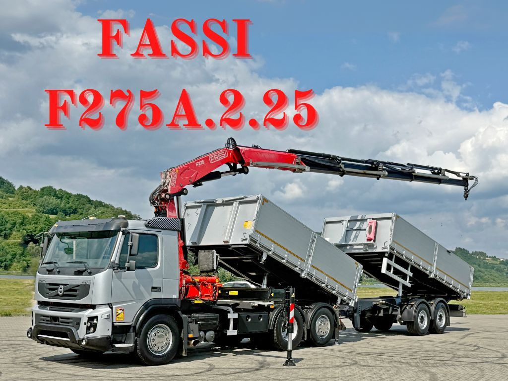 Volvo FMX 420* FASSI F275.2.25 + FUNK + Anhänger / TOP - 翻斗车, 起重车:图1 Volvo FMX 420* FASSI F275.2.25 + FUNK + Anhänger / TOP - 翻斗车, 起重车:图1