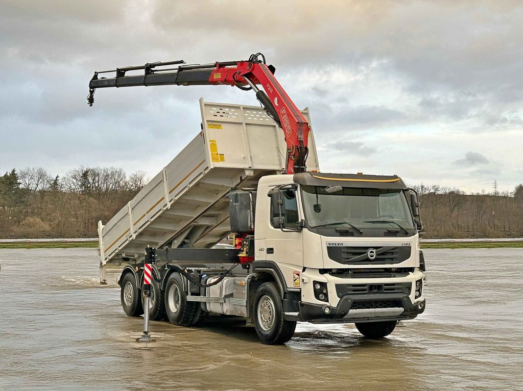 Volvo FMX 450 Kipper 6,50m*FASSI F215A.0.24 + FUNK*8x4 - 起重车, 翻斗车:图2 Volvo FMX 450 Kipper 6,50m*FASSI F215A.0.24 + FUNK*8x4 - 起重车, 翻斗车:图2