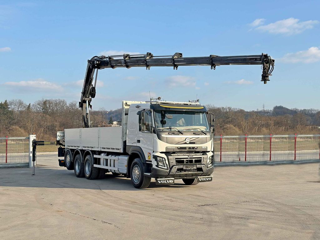 Volvo FMX 460 HIAB X - HIPRO 302 EP - 5 + FUNK/ 8x4 - 起重车, 栏板式/ 平板卡车:图2 Volvo FMX 460 HIAB X - HIPRO 302 EP - 5 + FUNK/ 8x4 - 起重车, 栏板式/ 平板卡车:图2