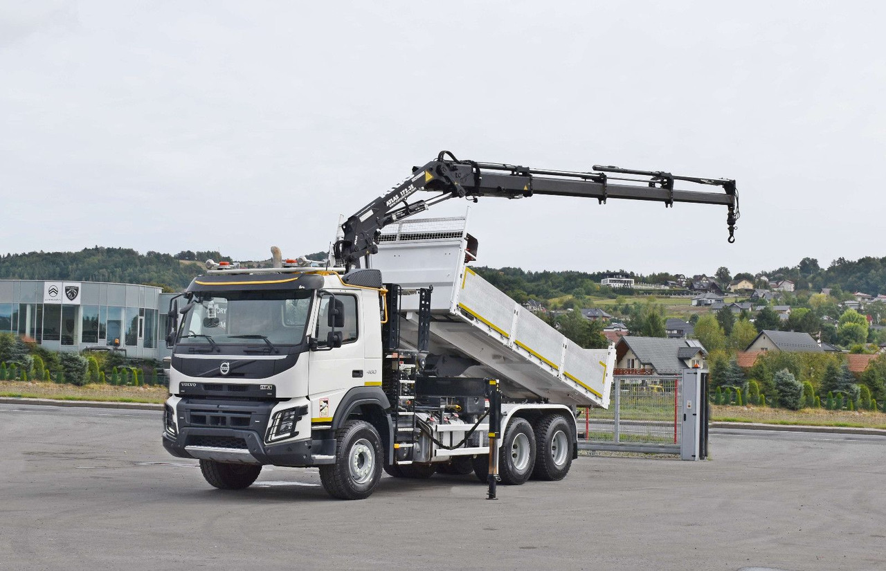 Volvo FMX 460 Kipper 5,40m *ATLAS 172.3E/FUNK *6x4 - 起重车:图2 Volvo FMX 460 Kipper 5,40m *ATLAS 172.3E/FUNK *6x4 - 起重车:图2