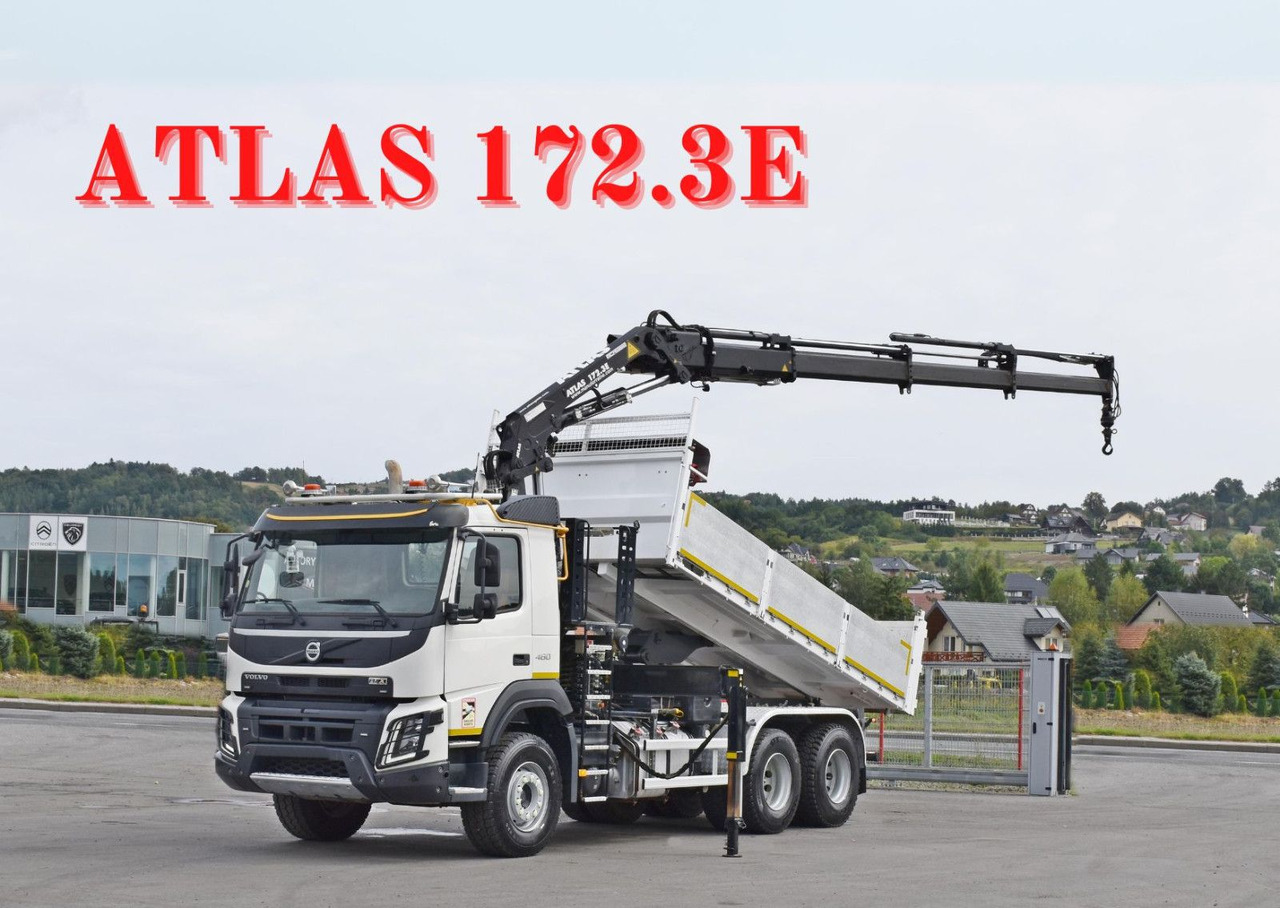 Volvo FMX 460 Kipper 5,40m *ATLAS 172.3E/FUNK *6x4 - 翻斗车:图1 Volvo FMX 460 Kipper 5,40m *ATLAS 172.3E/FUNK *6x4 - 翻斗车:图1