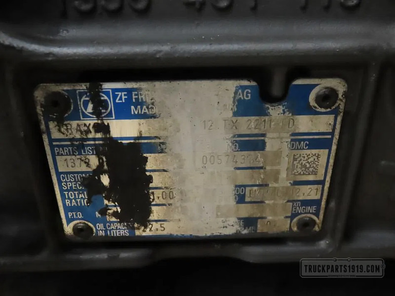 DAF 2189382 | Versnellingsbak 12TX2211TD - 变速箱 适用于 卡车:图3 DAF 2189382 | Versnellingsbak 12TX2211TD - 变速箱 适用于 卡车:图3