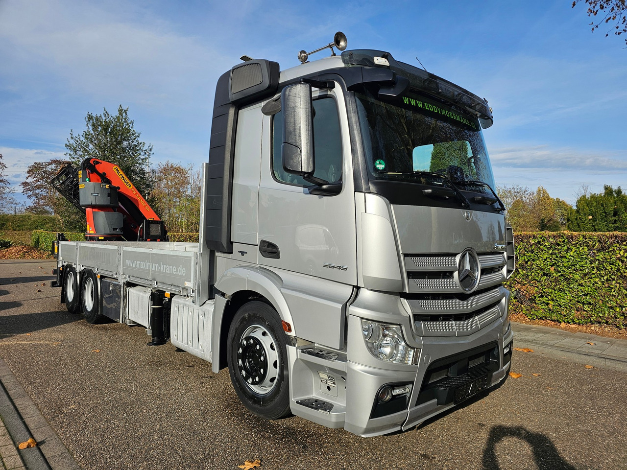 栏板式/ 平板卡车, 起重车 Mercedes Benz Actros 2645 6x4:图5 栏板式/ 平板卡车, 起重车 Mercedes Benz Actros 2645 6x4:图5