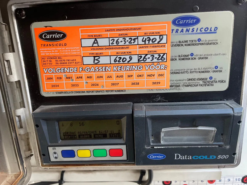 冷藏半拖车 Krone Koeler 3 Asser met laadklep. Komt nog binnen：图14