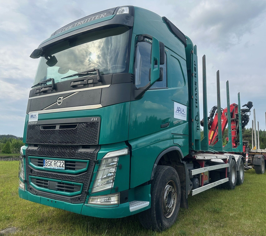 VOLVO FH500 do przewozu drewna - 木材运输车, 起重车:图1 VOLVO FH500 do przewozu drewna - 木材运输车, 起重车:图1