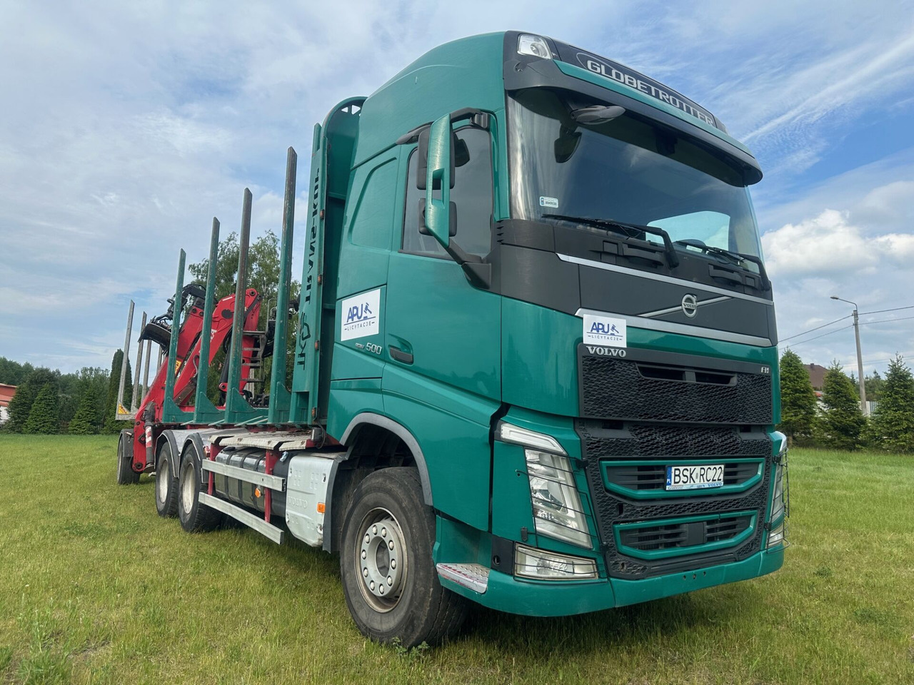 VOLVO FH500 do przewozu drewna - 木材运输车, 起重车:图4 VOLVO FH500 do przewozu drewna - 木材运输车, 起重车:图4