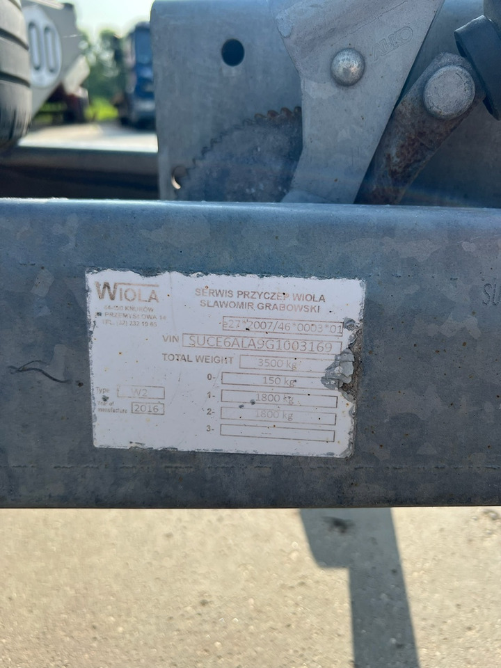 Przyczepa laweta WIOLA - 自动转运拖车:图2 Przyczepa laweta WIOLA - 自动转运拖车:图2