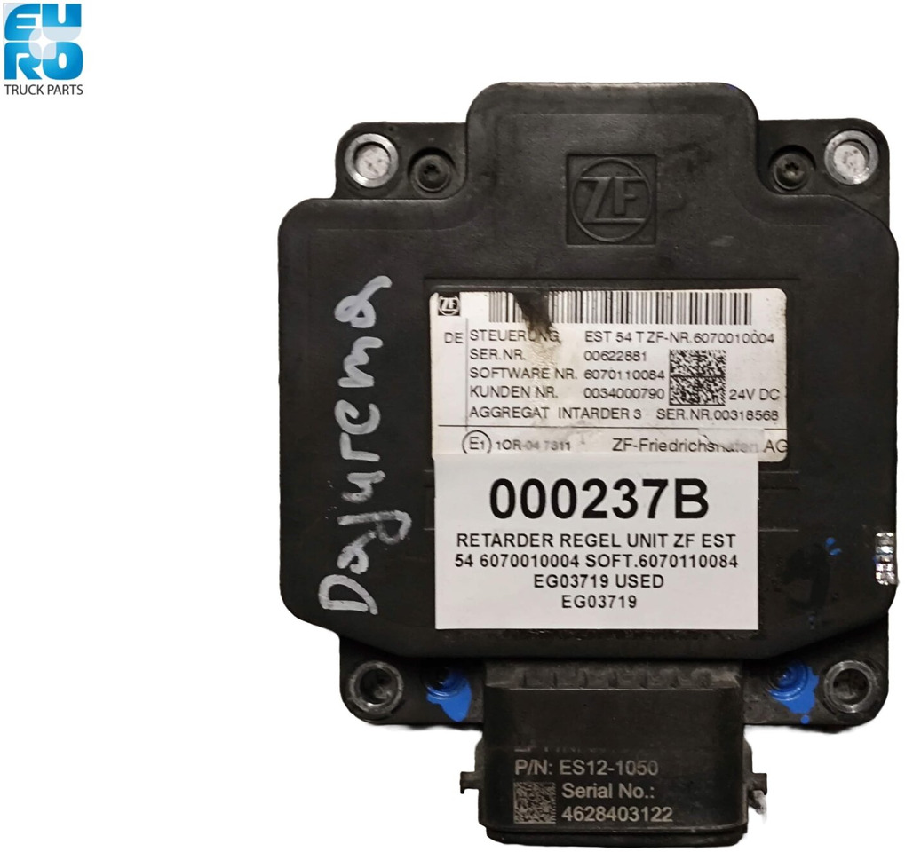 RETARDER REGEL UNIT ZF EST 54 6070010004 SOFT.6070110084 EG03719 USED 000237B - 传动装置 适用于 卡车:图1 RETARDER REGEL UNIT ZF EST 54 6070010004 SOFT.6070110084 EG03719 USED 000237B - 传动装置 适用于 卡车:图1