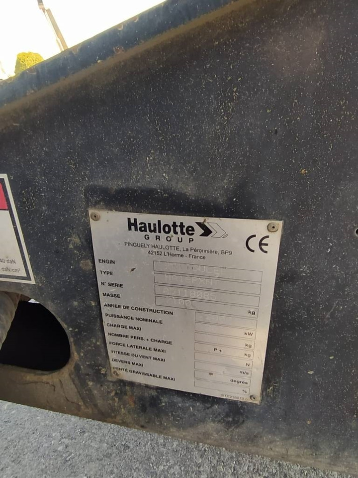 Haulotte HA 16 PX NT - 铰接臂:图3 Haulotte HA 16 PX NT - 铰接臂:图3