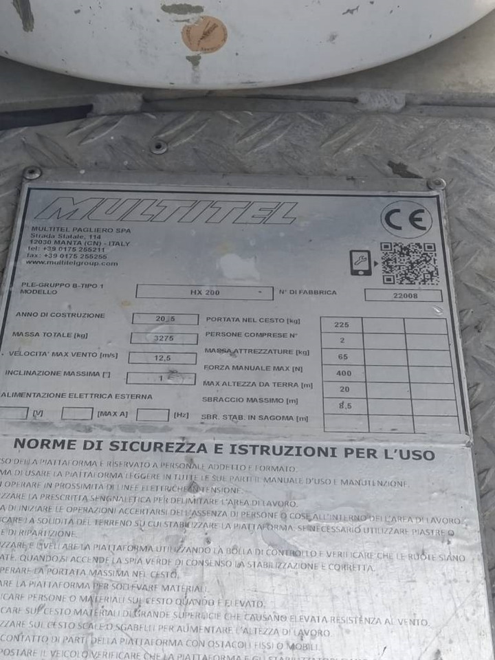 Multitel HX200 - 车载空中平台:图3 Multitel HX200 - 车载空中平台:图3