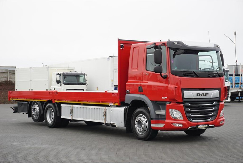 DAF CF / 410 / ACC / E 6 / SKRZYNIOWY + NAJAZDY / DŁ. 8,5 M / OŚ SKR - 栏板式/ 平板卡车:图2 DAF CF / 410 / ACC / E 6 / SKRZYNIOWY + NAJAZDY / DŁ. 8,5 M / OŚ SKR - 栏板式/ 平板卡车:图2