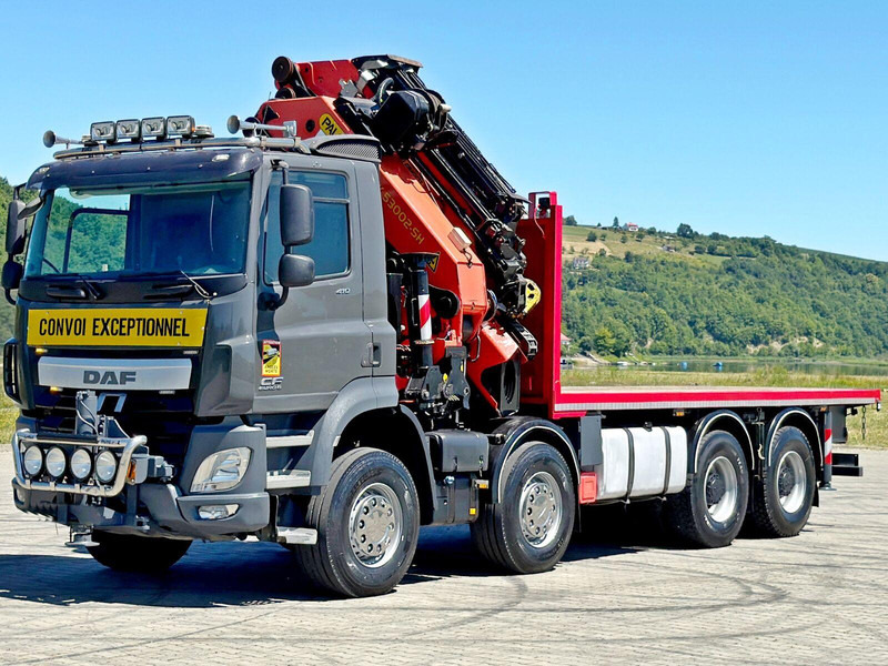 DAF CF 410 * PK 53002 - SH E/JIB PJ 125 E + FUNK*8x4 - 栏板式/ 平板卡车, 起重车:图4 DAF CF 410 * PK 53002 - SH E/JIB PJ 125 E + FUNK*8x4 - 栏板式/ 平板卡车, 起重车:图4