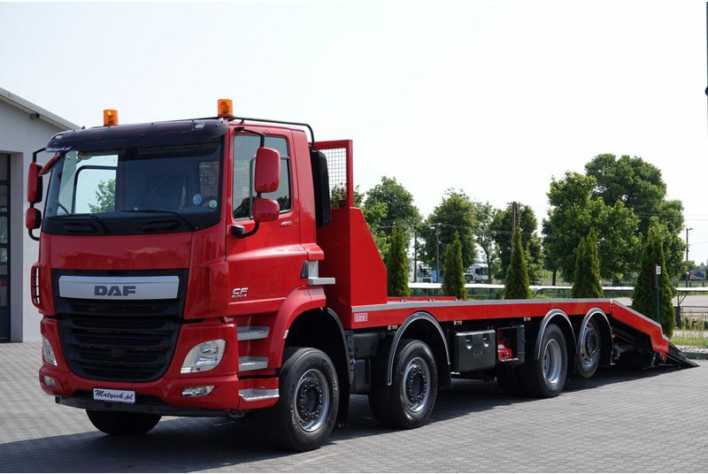 DAF CF 460 / 8x2/ LAWETA / PLATFORMA / NAJAZDY HYDRAULICZNE / WYCIĄ - 拖吊车:图2 DAF CF 460 / 8x2/ LAWETA / PLATFORMA / NAJAZDY HYDRAULICZNE / WYCIĄ - 拖吊车:图2