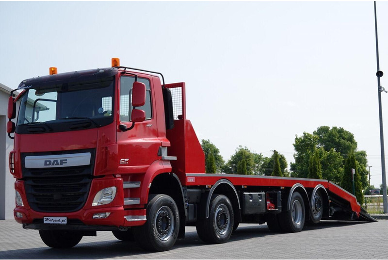 DAF CF 460 / 8x2/ LAWETA / PLATFORMA / NAJAZDY HYDRAULICZNE / WYCIĄ - 拖吊车:图1 DAF CF 460 / 8x2/ LAWETA / PLATFORMA / NAJAZDY HYDRAULICZNE / WYCIĄ - 拖吊车:图1