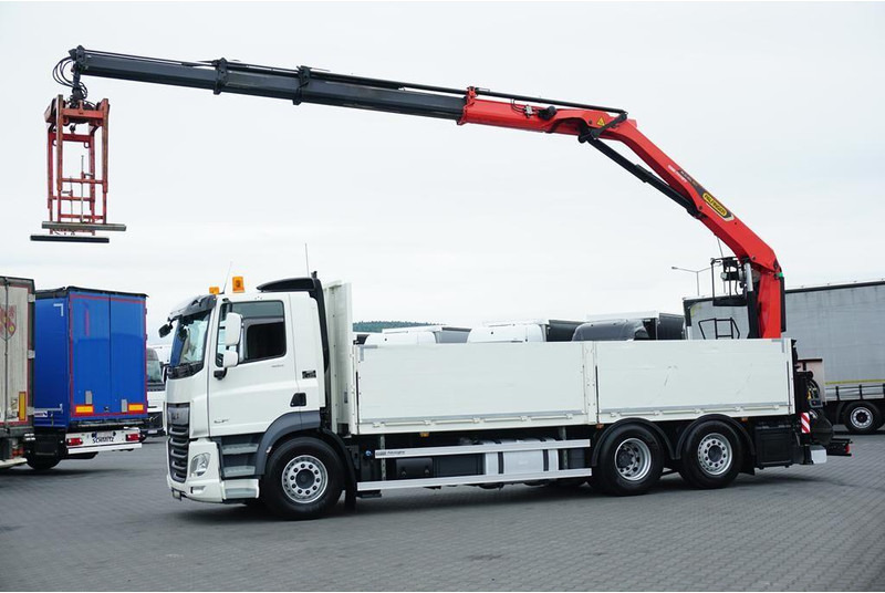 DAF CF / 480 / 6 X 2 / SKRZYNIOWY + HDS / PALFINGER PK 22 001L / OŚ - 栏板式/ 平板卡车, 起重车:图4 DAF CF / 480 / 6 X 2 / SKRZYNIOWY + HDS / PALFINGER PK 22 001L / OŚ - 栏板式/ 平板卡车, 起重车:图4