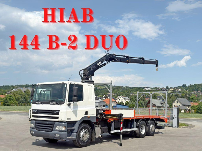 DAF CF 85.380*ABSCHLEPPWAGEN 7,20m+ HIAB 144 B-2 DUO - 拖吊车:图1 DAF CF 85.380*ABSCHLEPPWAGEN 7,20m+ HIAB 144 B-2 DUO - 拖吊车:图1