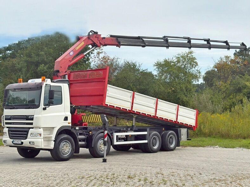 DAF CF 85.380 * HMF 2823 K6 (B3) + FUNK * 8x4 * TOP - 翻斗车, 起重车:图2 DAF CF 85.380 * HMF 2823 K6 (B3) + FUNK * 8x4 * TOP - 翻斗车, 起重车:图2