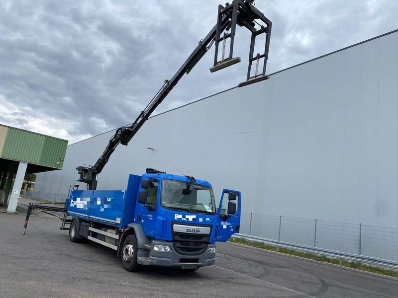 DAF LF 280 - 栏板式/ 平板卡车, 起重车:图1 DAF LF 280 - 栏板式/ 平板卡车, 起重车:图1