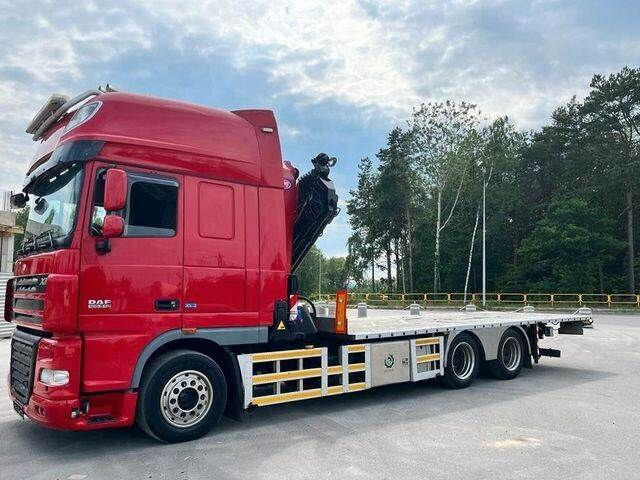 DAF XF 105 6x2 HMF 4020 EURO 5 KRAN CRANE - 栏板式/ 平板卡车, 起重车:图3 DAF XF 105 6x2 HMF 4020 EURO 5 KRAN CRANE - 栏板式/ 平板卡车, 起重车:图3