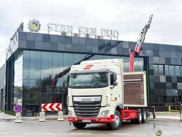 DAF XF 440 6x2 Fassi F365 FLY JIBCranePallet Grippe - 栏板式/ 平板卡车, 起重车:图4 DAF XF 440 6x2 Fassi F365 FLY JIBCranePallet Grippe - 栏板式/ 平板卡车, 起重车:图4
