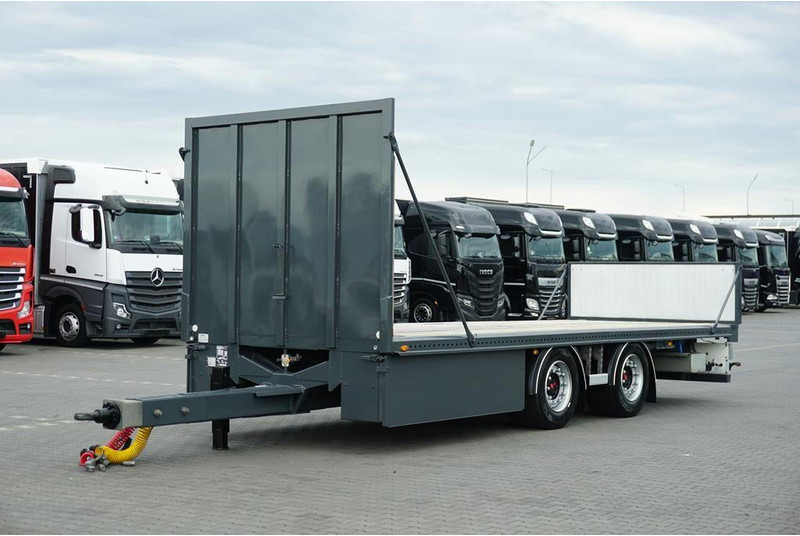 Fruehauf TANDEM / PLATFORMA / DŁ. 7,3 M - 栏板式/ 平板拖车:图1 Fruehauf TANDEM / PLATFORMA / DŁ. 7,3 M - 栏板式/ 平板拖车:图1