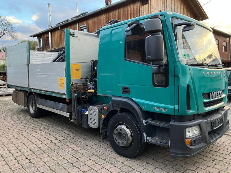 Iveco 120E25 M122 KRAN RETARDER 2xAHK KLIMA - 栏板式/ 平板卡车, 起重车:图1 Iveco 120E25 M122 KRAN RETARDER 2xAHK KLIMA - 栏板式/ 平板卡车, 起重车:图1