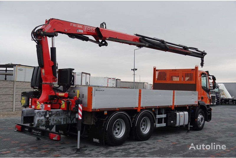 Iveco 420 Flatbed + crane FASSI 185 6x2 - 栏板式/ 平板卡车, 起重车:图4 Iveco 420 Flatbed + crane FASSI 185 6x2 - 栏板式/ 平板卡车, 起重车:图4