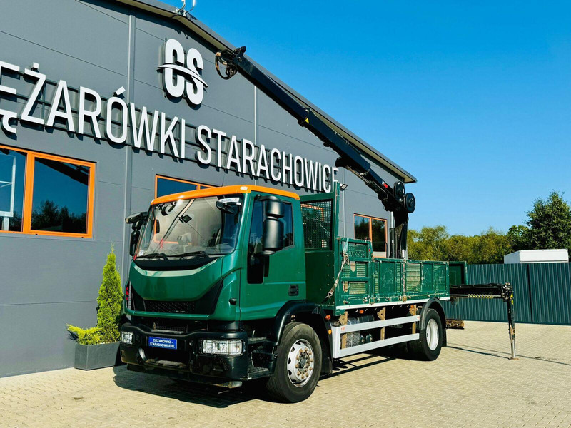 Iveco Eurocargo 180E25 - 栏板式/ 平板卡车, 起重车:图1 Iveco Eurocargo 180E25 - 栏板式/ 平板卡车, 起重车:图1