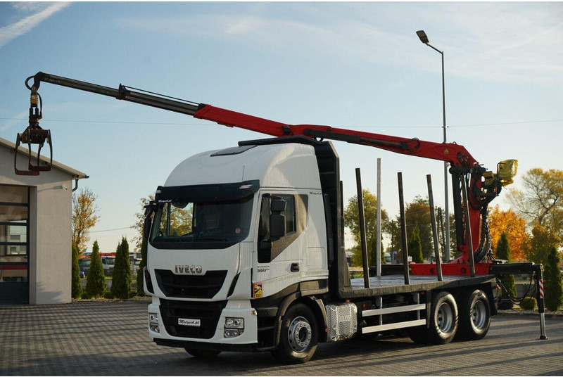 Iveco STRALIS 560 / 6X4 / DO DREWNA / DO DRZEWA / DO LASU / HDS PALFIN - 木材运输车, 起重车:图2 Iveco STRALIS 560 / 6X4 / DO DREWNA / DO DRZEWA / DO LASU / HDS PALFIN - 木材运输车, 起重车:图2