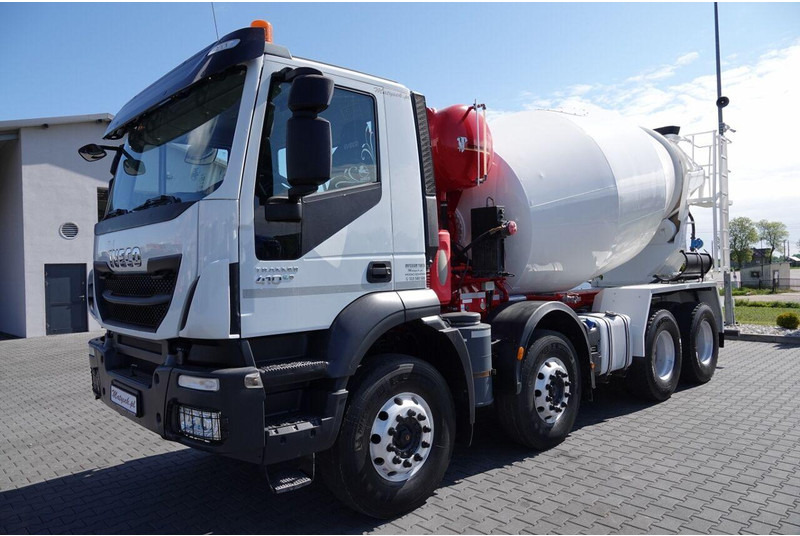 Iveco TRAKKER 410 / 8X4 / BETONOMIESZARKA 9 M3 / PUTZMEISTER / ALUFELG - 混凝土搅拌车:图2 Iveco TRAKKER 410 / 8X4 / BETONOMIESZARKA 9 M3 / PUTZMEISTER / ALUFELG - 混凝土搅拌车:图2