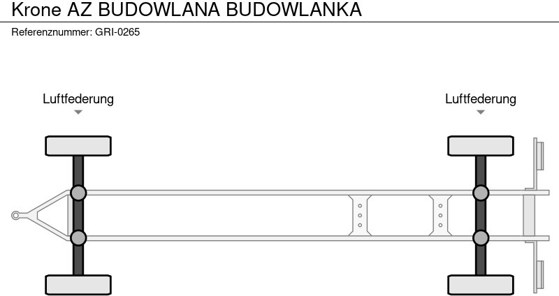 栏板式/ 平板拖车 Krone AZ BUDOWLANA BUDOWLANKA：图9