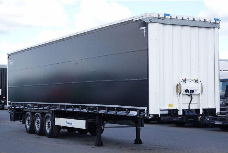 Krone FIRANKA / STANDARD / OPONY 100% / DACH PODNOSZONY / OŚ PODNOSZON - 侧帘半拖车:图1 Krone FIRANKA / STANDARD / OPONY 100% / DACH PODNOSZONY / OŚ PODNOSZON - 侧帘半拖车:图1
