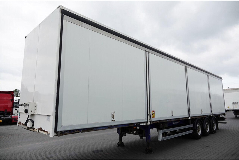 Lecitrailer KONTENER / KOFFER / OTWIERANE BOKI / MOCNA PODŁOGA SZYNA DESKA - 封闭厢式半拖车:图4 Lecitrailer KONTENER / KOFFER / OTWIERANE BOKI / MOCNA PODŁOGA SZYNA DESKA - 封闭厢式半拖车:图4
