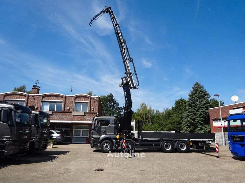 MAN 35.510 - Flatbed+crane - 栏板式/ 平板卡车, 起重车:图1 MAN 35.510 - Flatbed+crane - 栏板式/ 平板卡车, 起重车:图1