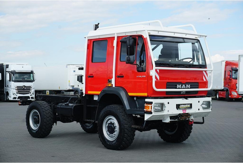 MAN LE 220 / 4 X 4 / DOKA / DO ZABUDOWY / KAMPER - 驾驶室底盘卡车:图1 MAN LE 220 / 4 X 4 / DOKA / DO ZABUDOWY / KAMPER - 驾驶室底盘卡车:图1
