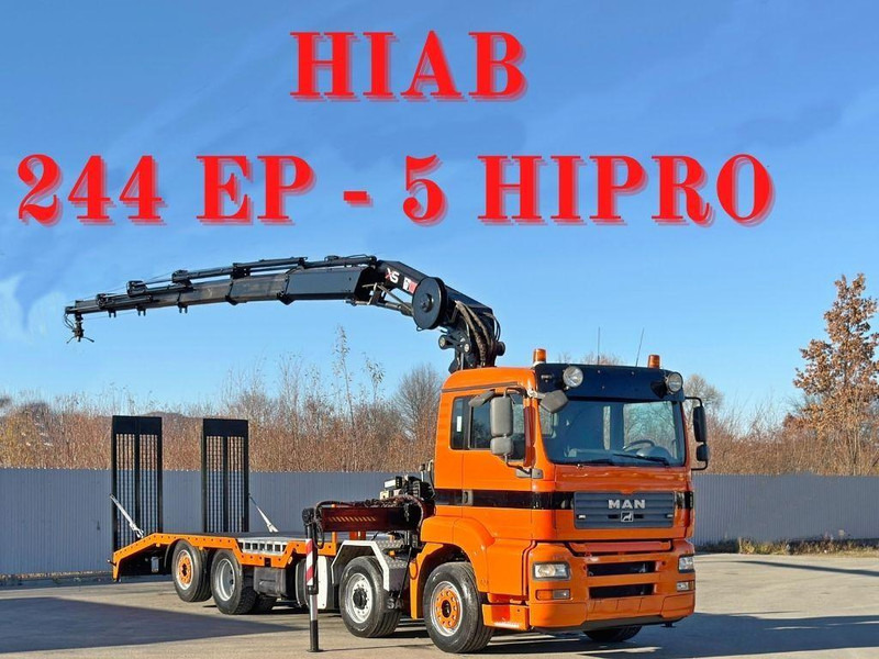 MAN MAN TGA 35.480 / HIAB 244 EP - 5 HIPRO - 栏板式/ 平板卡车, 起重车:图1 MAN MAN TGA 35.480 / HIAB 244 EP - 5 HIPRO - 栏板式/ 平板卡车, 起重车:图1