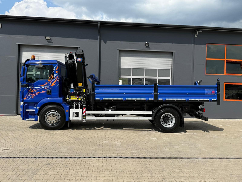 MAN MAN TGM TGL TGS 18.250 // E6 // wywrotka + HDS HMF z pilotem // - 翻斗车:图5 MAN MAN TGM TGL TGS 18.250 // E6 // wywrotka + HDS HMF z pilotem // - 翻斗车:图5