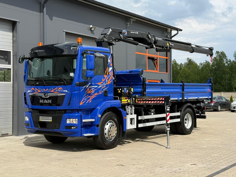 MAN MAN TGM TGL TGS 18.250 // E6 // wywrotka + HDS HMF z pilotem // - 翻斗车:图2 MAN MAN TGM TGL TGS 18.250 // E6 // wywrotka + HDS HMF z pilotem // - 翻斗车:图2