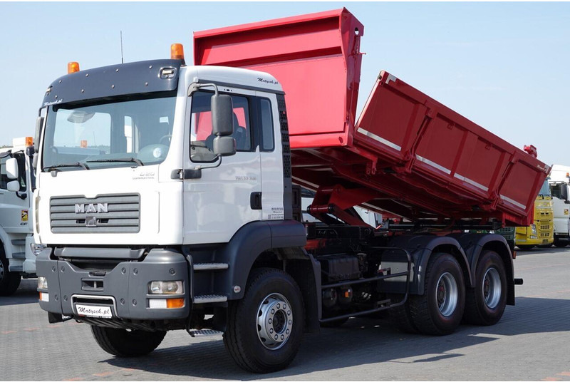 MAN TGA 33.390 / 6X4 / WYWROTKA 2 STRONNA / HYDROBURTA / MANUAL / SP - 翻斗车:图1 MAN TGA 33.390 / 6X4 / WYWROTKA 2 STRONNA / HYDROBURTA / MANUAL / SP - 翻斗车:图1